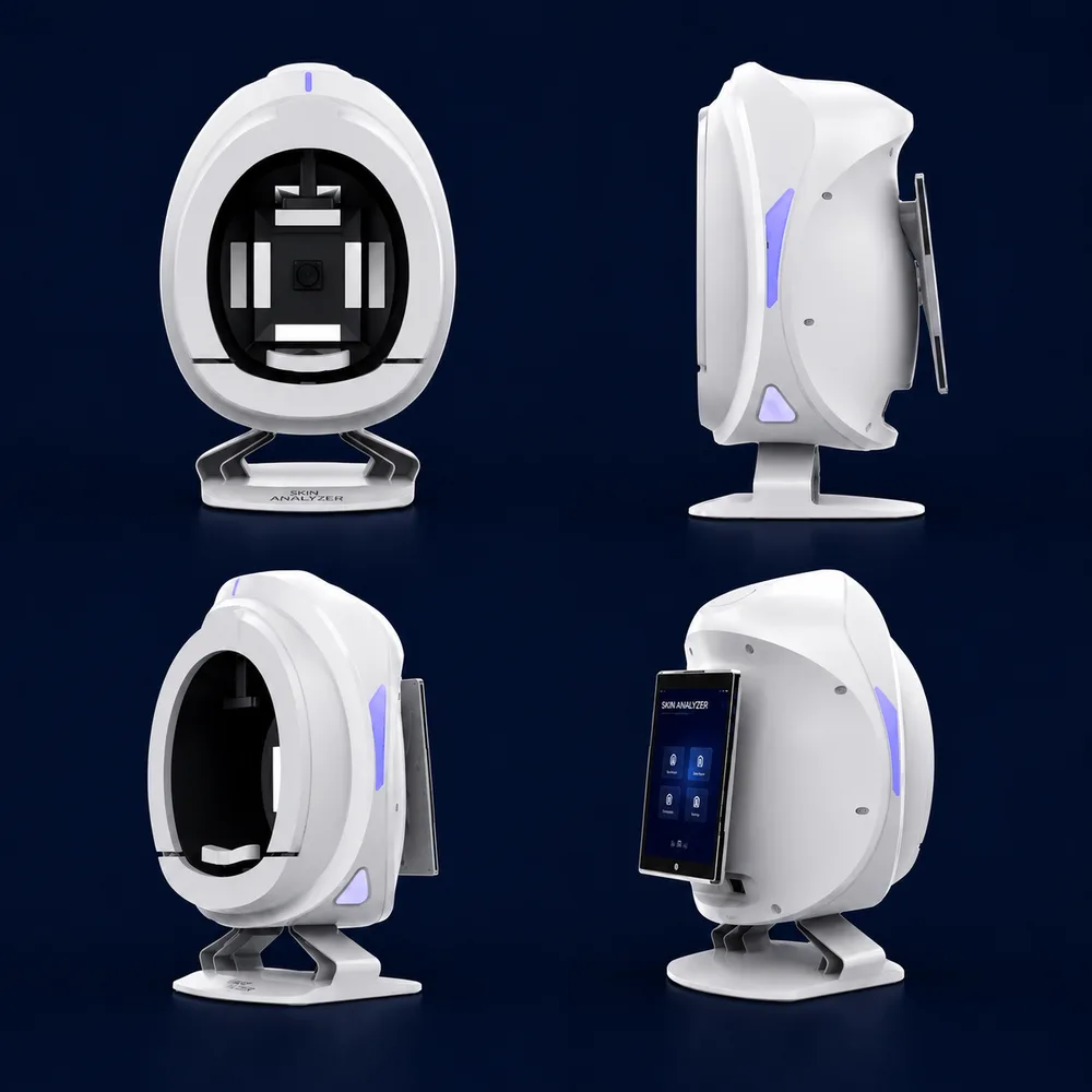 Skin Analyzer Different Angle View