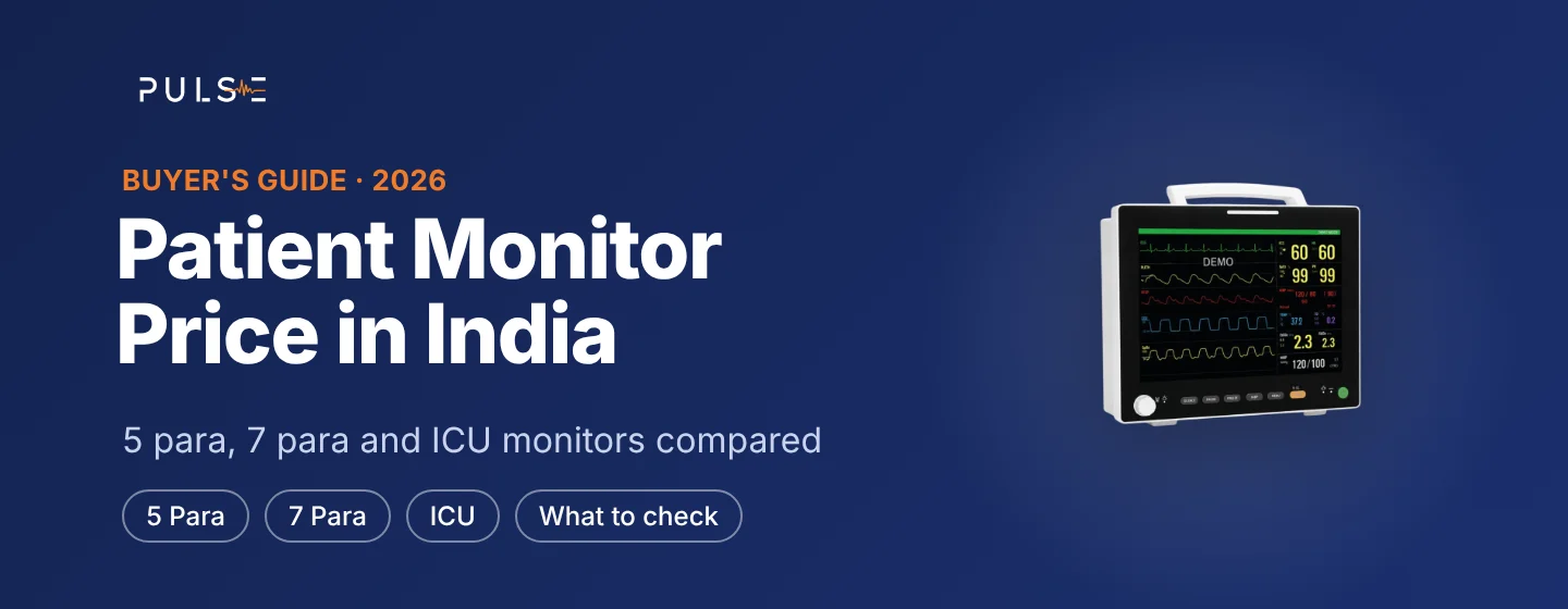 Patient monitor price in India: 5 para and 7 para