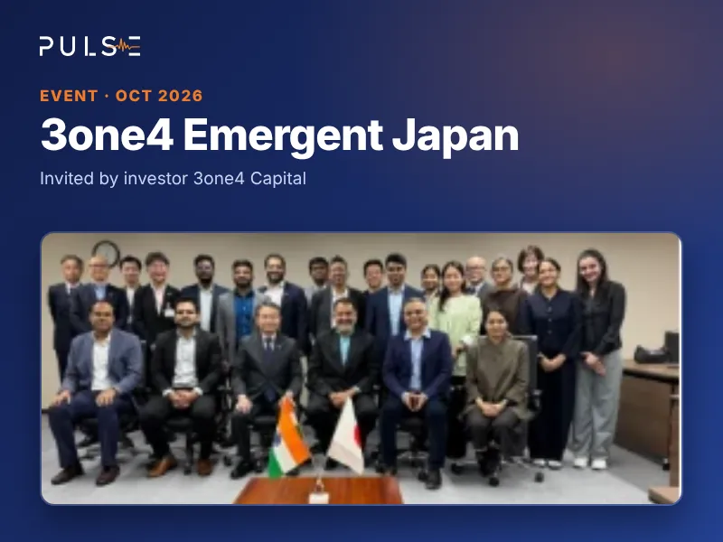 Pulse at 3one4 Emergent Japan 2026