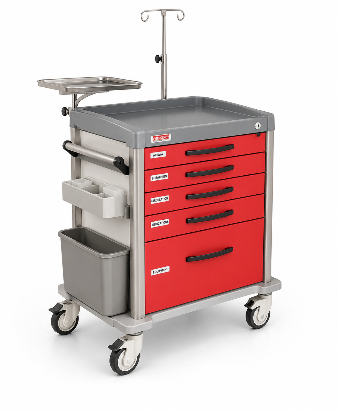 Crash Cart with Drawers