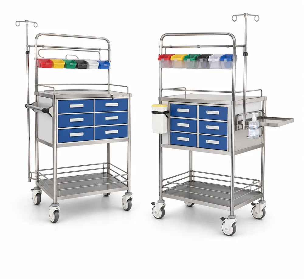 SS Instrument Trolleys