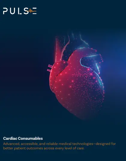 Cover of the Pulse Cardiac Consumables Brochure