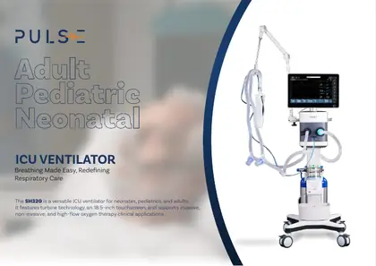 Cover of the Pulse ICU Ventilator (SH320) Brochure