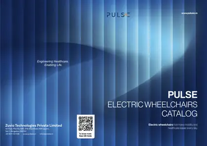 Cover of the Pulse Electric Wheelchairs Catalog 2026